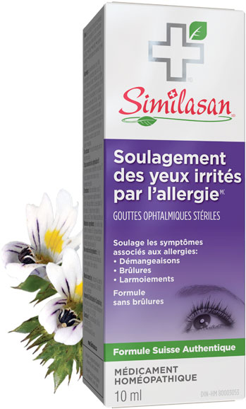 Soulagement des yeux irrités par l’allergie