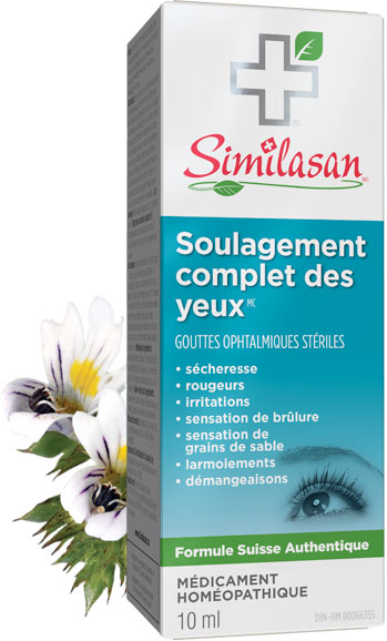 Soulagement complet des yeux