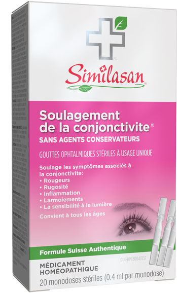 Soulagement de la conjonctivite