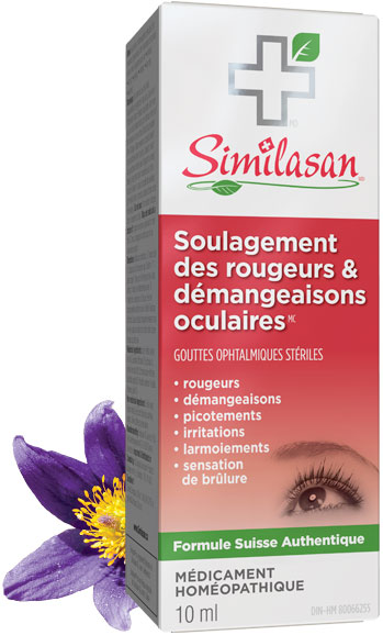 Soulagement des rougeurs & démangeaisons oculairess