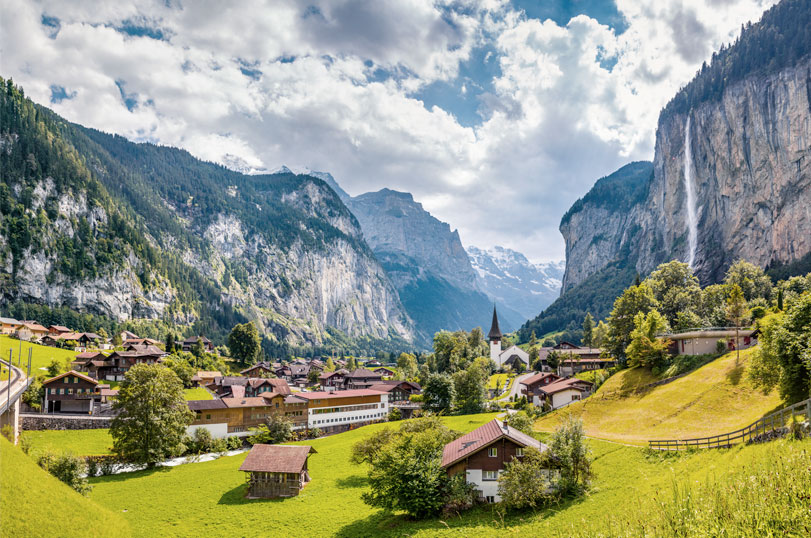 Switzerland valley view